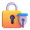 locked with pen